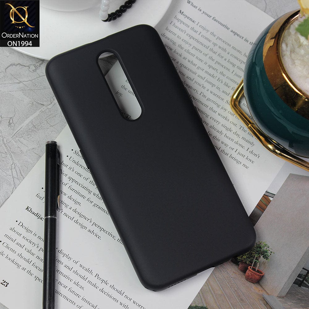 Oppo F11 Pro Cover - Black - Matte Shockproof Sillica Gel Soft Case