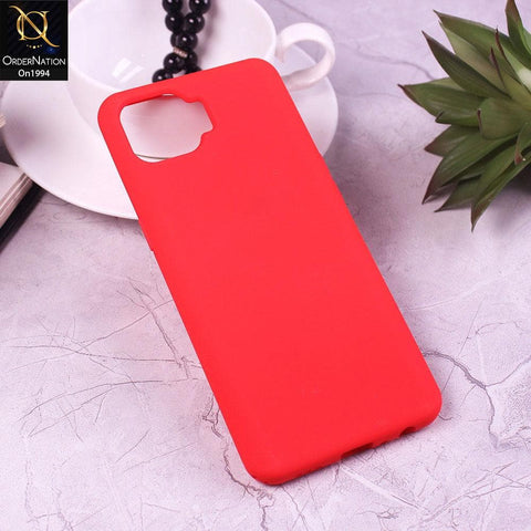 Oppo Reno 4F - Red - Matte Shockproof Sillica Gel Soft Case