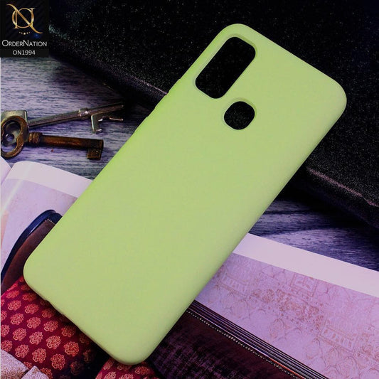 Infinix Hot 9 Play Cover - Light Green - Matte Shockproof Sillica Gel Soft Case