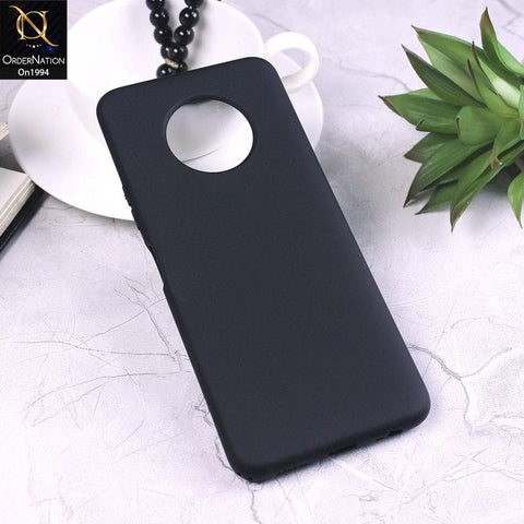 Infinix Note 7 - Black - Matte Shockproof Sillica Gel Soft Case