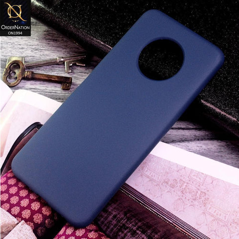 Infinix Note 7 Cover - Blue - Matte Shockproof Sillica Gel Soft Case