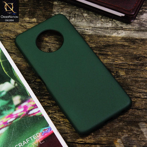 Infinix Note 7 Cover - Moss Green - Matte Shockproof Sillica Gel Soft Case