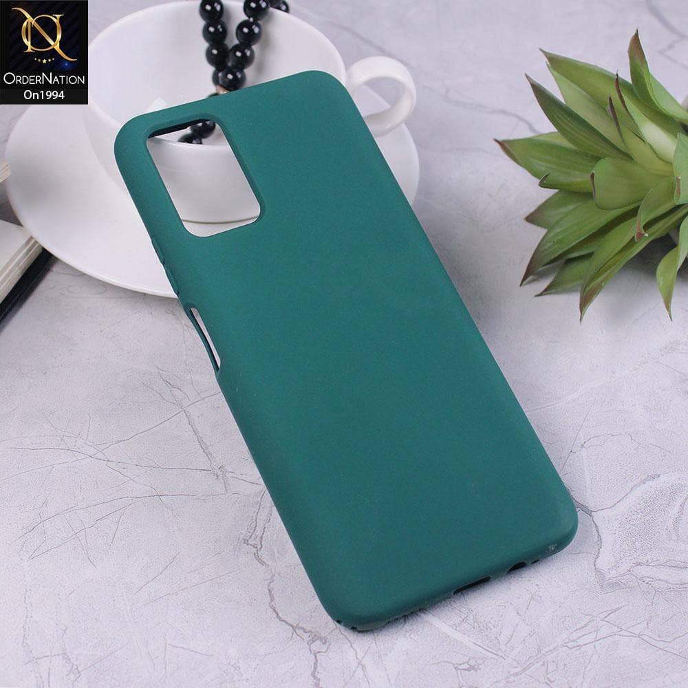 Infinix Note 8 - Dark Green - Matte Shockproof Sillica Gel Soft Case