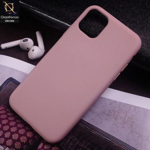 iPhone 11 Pro Max Cover - Pink - Matte Shockproof Sillica Gel Soft Case