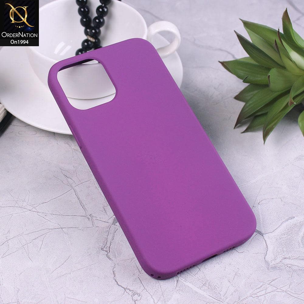 iPhone 12 Pro Max - Indigo - Matte Shockproof Sillica Gel Soft Case