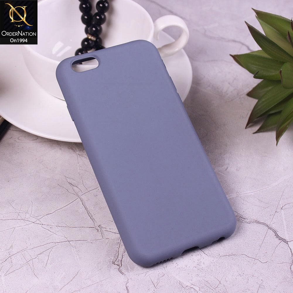 iPhone 6S / 6 - Light Gray - Matte Shockproof Sillica Gel Soft Case