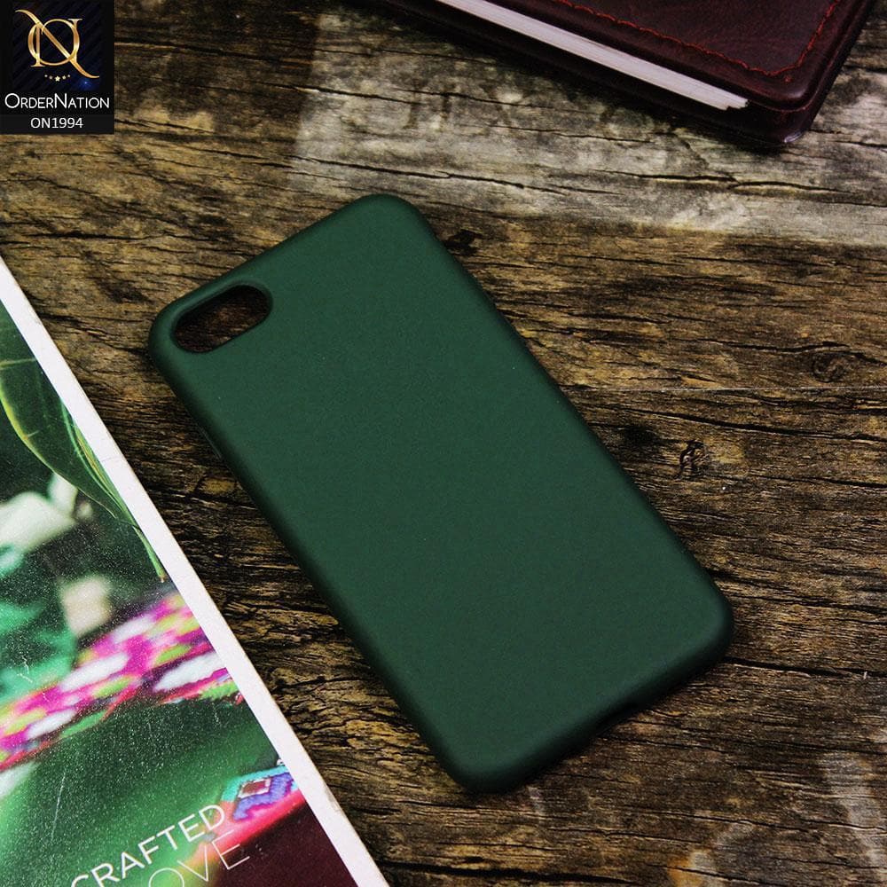 iPhone 6S / 6 Cover - Moss Green - Matte Shockproof Sillica Gel Soft Case