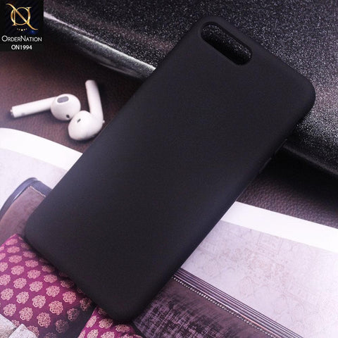 iPhone 8 Plus / 7 Plus Cover - Black - Matte Shockproof Sillica Gel Soft Case
