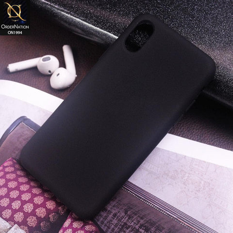 iPhone XR Cover - Black - Matte Shockproof Sillica Gel Soft Case