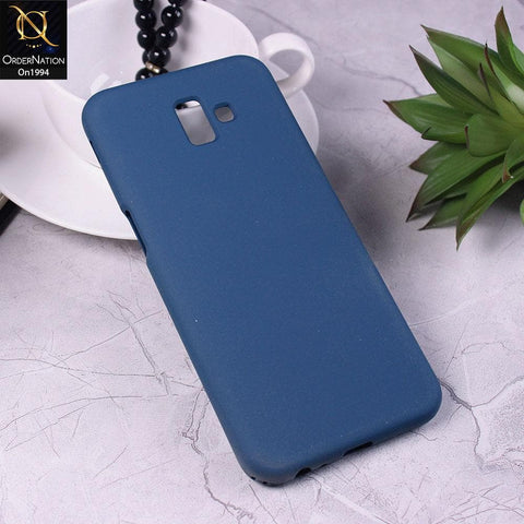 Samsung Galaxy J6 Plus 2018 - Blue - Matte Shockproof Sillica Gel Soft Case