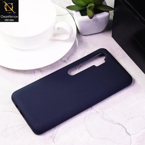 Xiaomi Mi Note 10 Lite Cover - Black - Matte Shockproof Sillica Gel Soft Case
