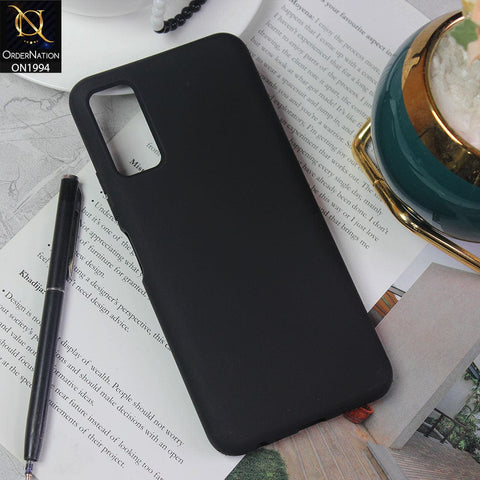 Infinix Note 7 Lite Cover - Black - Matte Shockproof Sillica Gel Soft Case