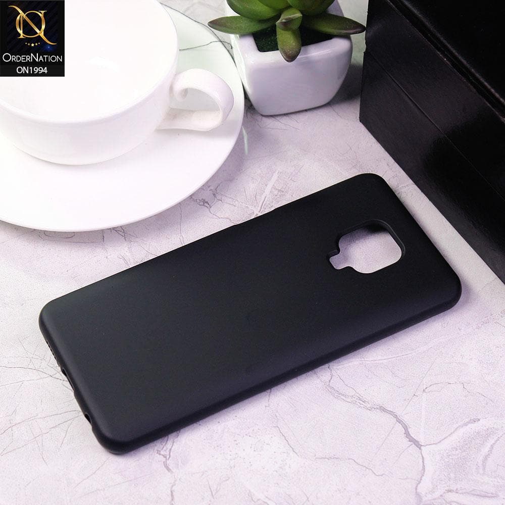 Xiaomi Poco M2 Pro Cover - Black - Matte Shockproof Sillica Gel Soft Case