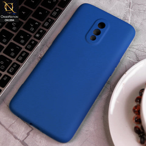 OnePlus 7 Cover - Light Blue - Matte Shockproof Sillica Gel Soft Case