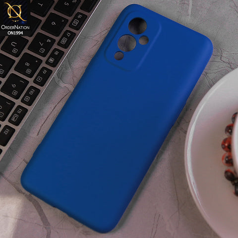 OnePlus 9 Cover - Light Blue - Matte Shockproof Sillica Gel Soft Case