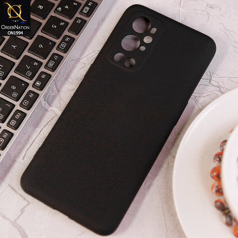 OnePlus 9 Pro Cover - Black - Matte Shockproof Sillica Gel Soft Case