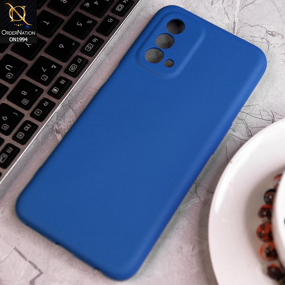OnePlus Nord N200 5G Cover - Light Blue - Matte Shockproof Sillica Gel Soft Case