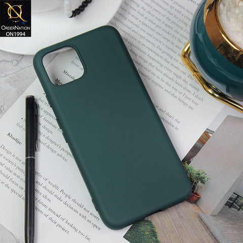 Google Pixel 4 Cover - Green - Matte Shockproof Sillica Gel Soft Case