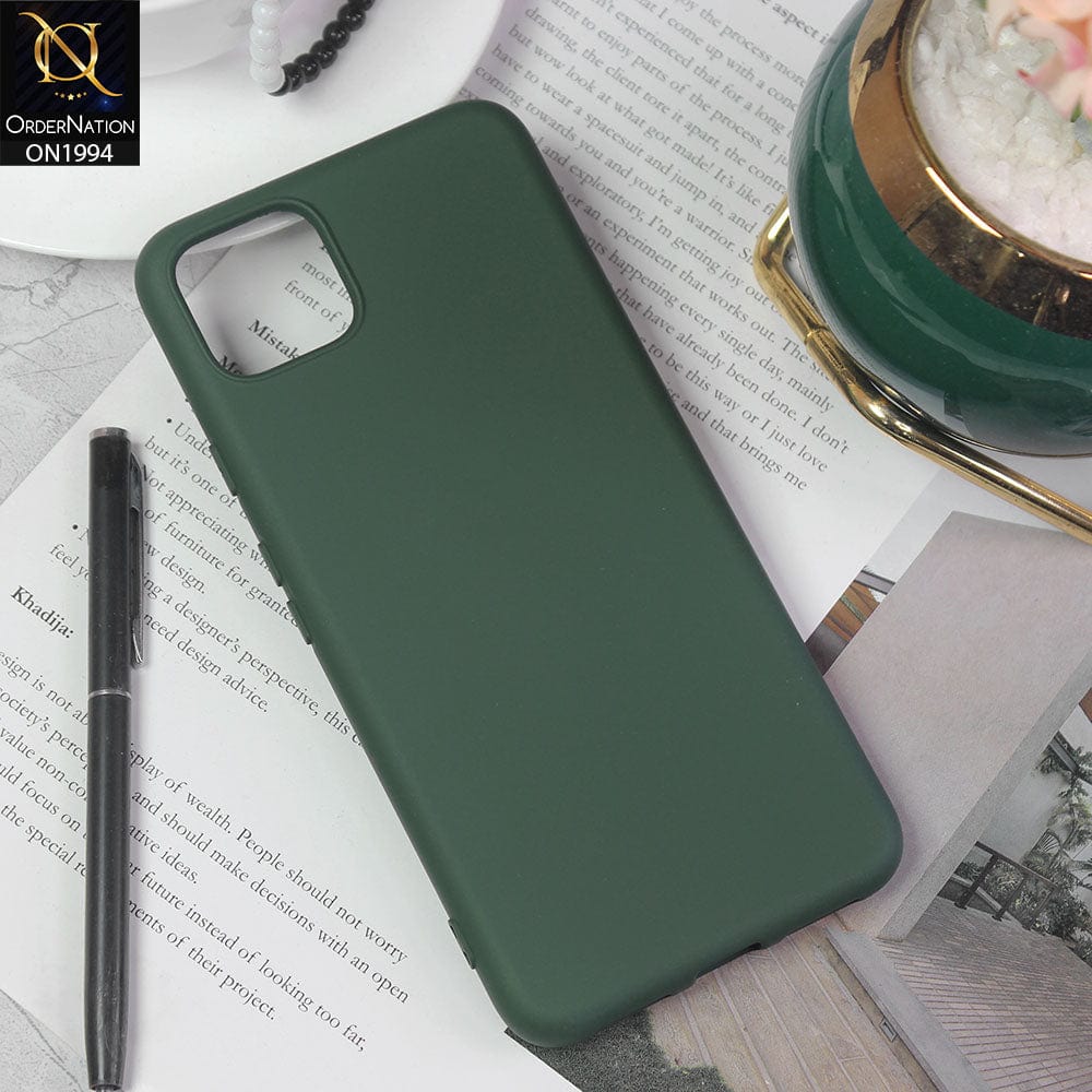 Google Pixel 4 XL Cover - Green - Matte Shockproof Sillica Gel Soft Case