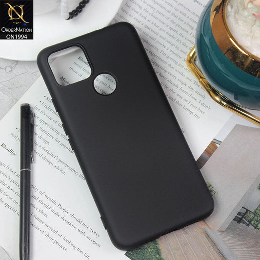 Google Pixel 4a 5G Cover - Black - Matte Shockproof Sillica Gel Soft Case