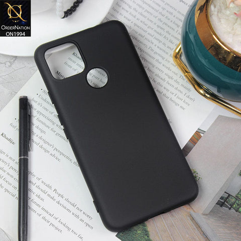 Google Pixel 4a 5G Cover - Black - Matte Shockproof Sillica Gel Soft Case