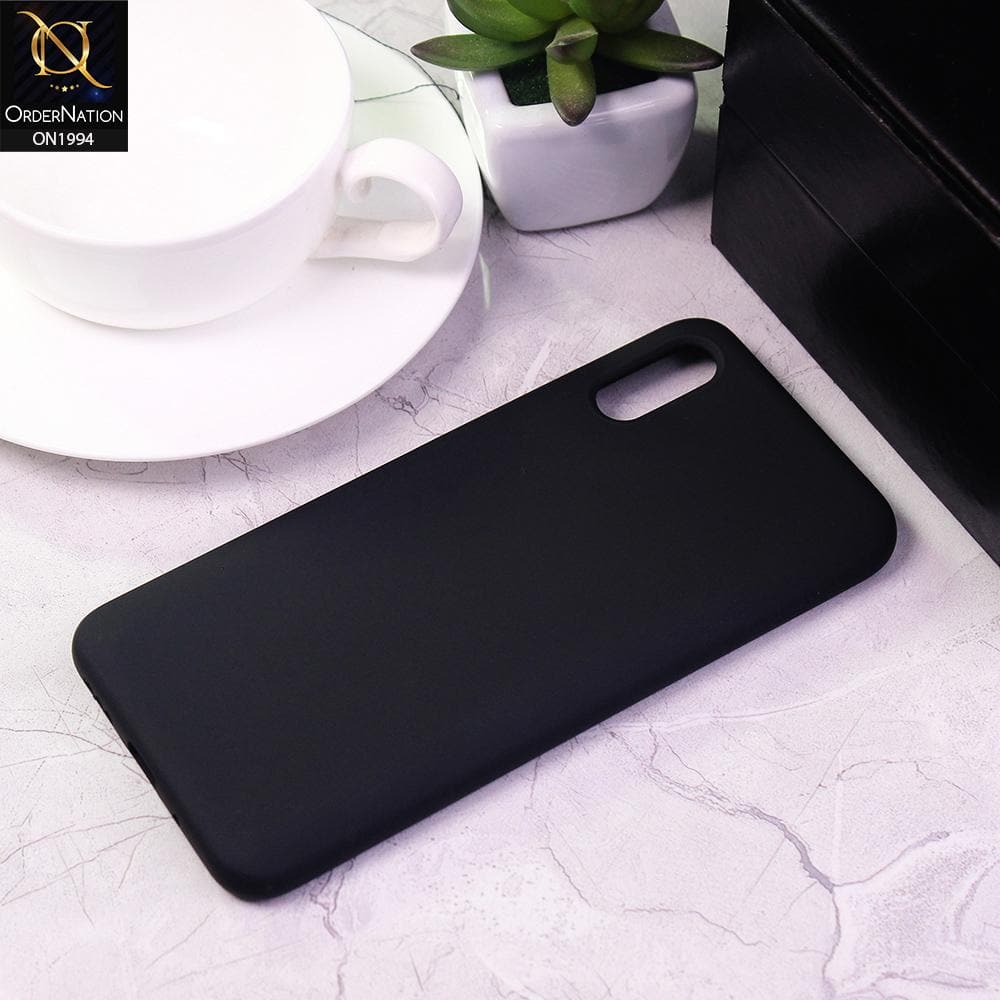 Xiaomi Redmi 9i Cover - Black - Matte Shockproof Sillica Gel Soft Case