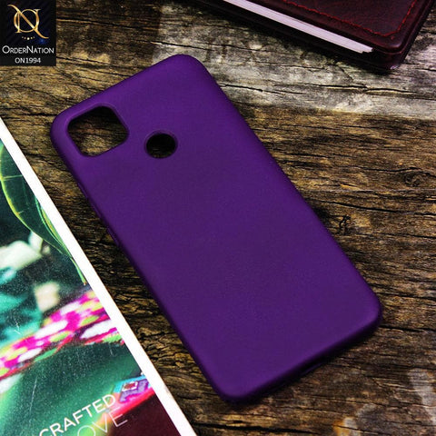 Xiaomi Redmi 9C Cover - Purple - Matte Shockproof Sillica Gel Soft Case