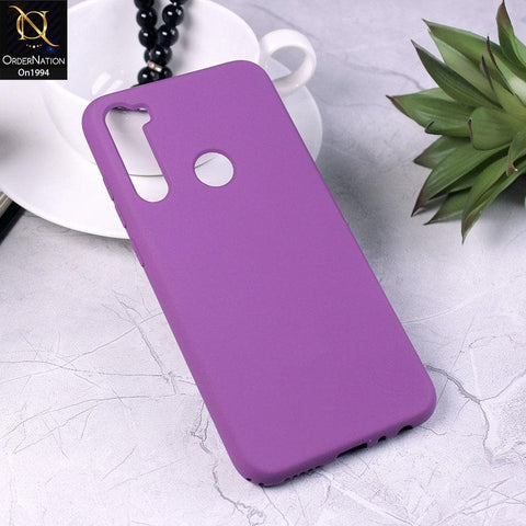 Xiaomi Redmi Note 8 2021 - Indigo - Matte Shockproof Sillica Gel Soft Case
