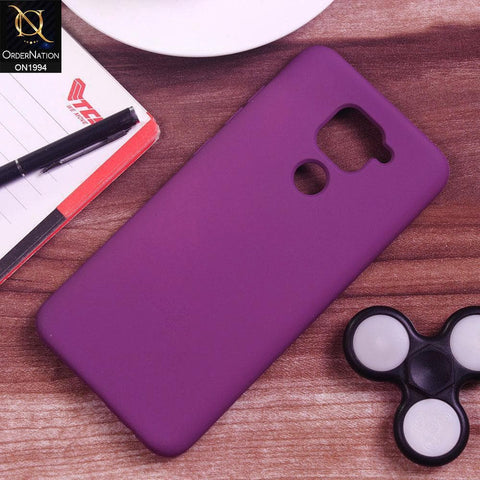 Xiaomi Redmi Note 9 Cover - Indigo - Matte Shockproof Sillica Gel Soft Case