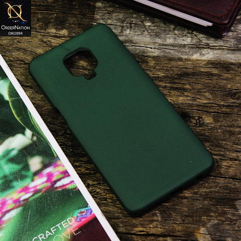 Xiaomi Poco M2 Pro Cover - Moss Green - Matte Shockproof Sillica Gel Soft Case