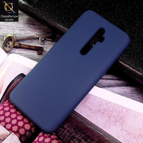 Oppo Reno 2F Cover - Blue - Matte Shockproof Sillica Gel Soft Case