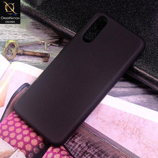 Vivo S1 Cover - Black - Matte Shockproof Sillica Gel Soft Case