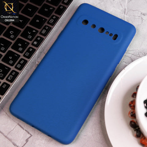 Samsung Galaxy S10 5G Cover - Light Blue - Matte Shockproof Sillica Gel Soft Case