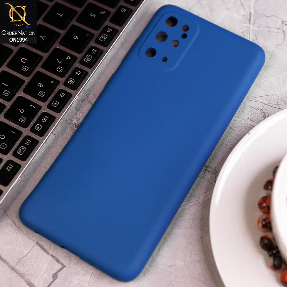 Samsung Galaxy S20 Plus Cover - Light Blue - Matte Shockproof Sillica Gel Soft Case