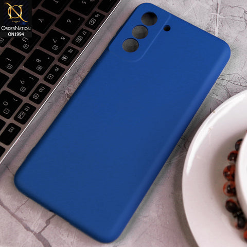 Samsung Galaxy S21 Plus 5G Cover - Light Blue - Matte Shockproof Sillica Gel Soft Case