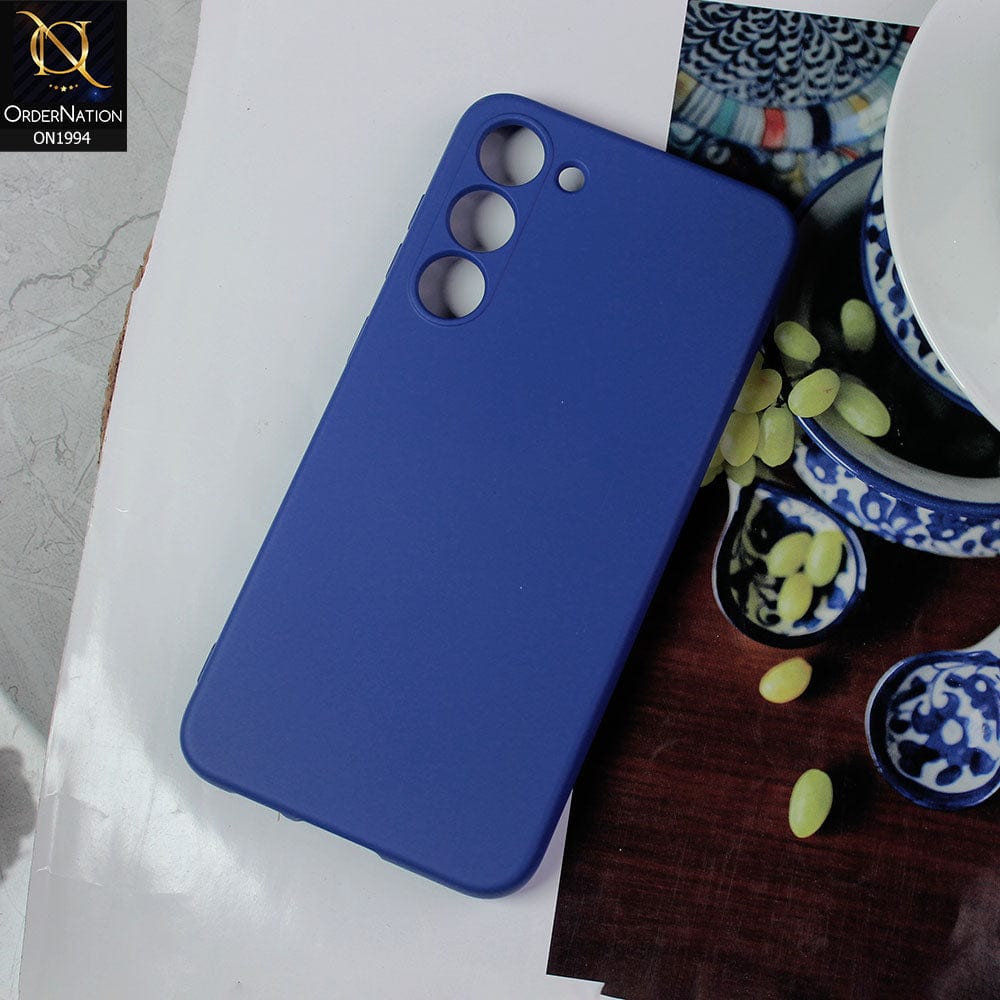 Samsung Galaxy S23 Plus 5G Cover - Blue - Matte Shockproof Sillica Gel Soft Case