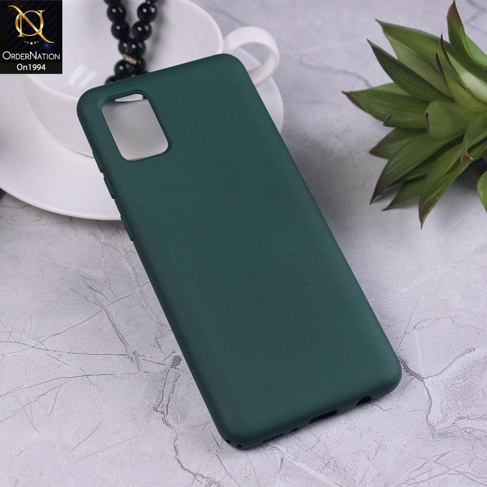 Samsung Galaxy A31 - Green - Matte Shockproof Sillica Gel Soft Case