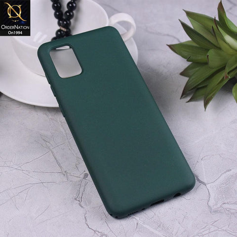 Samsung Galaxy A31 - Green - Matte Shockproof Sillica Gel Soft Case