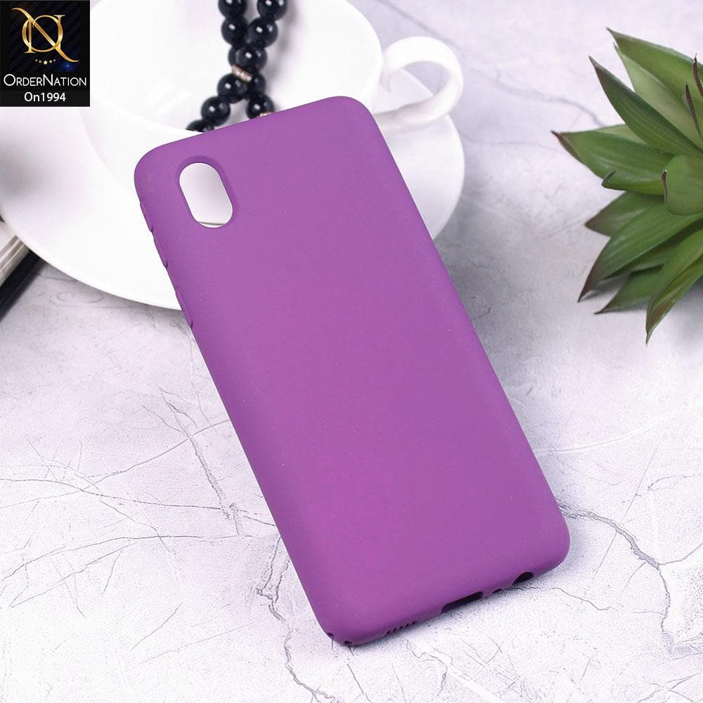 Samsung Galaxy A01 Core - Indigo - Matte Shockproof Sillica Gel Soft Case