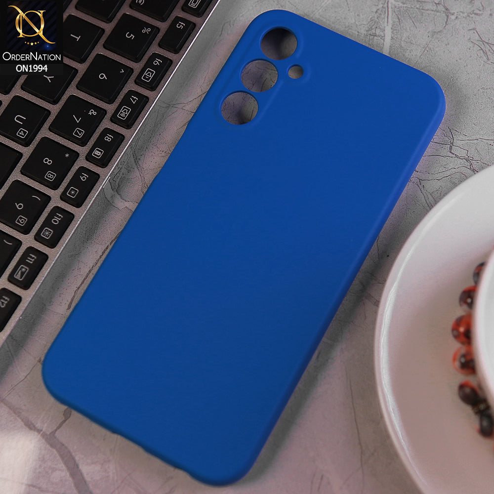 Samsung Galaxy A24 4G Cover - Light Blue - Matte Shockproof Sillica Gel Soft Case
