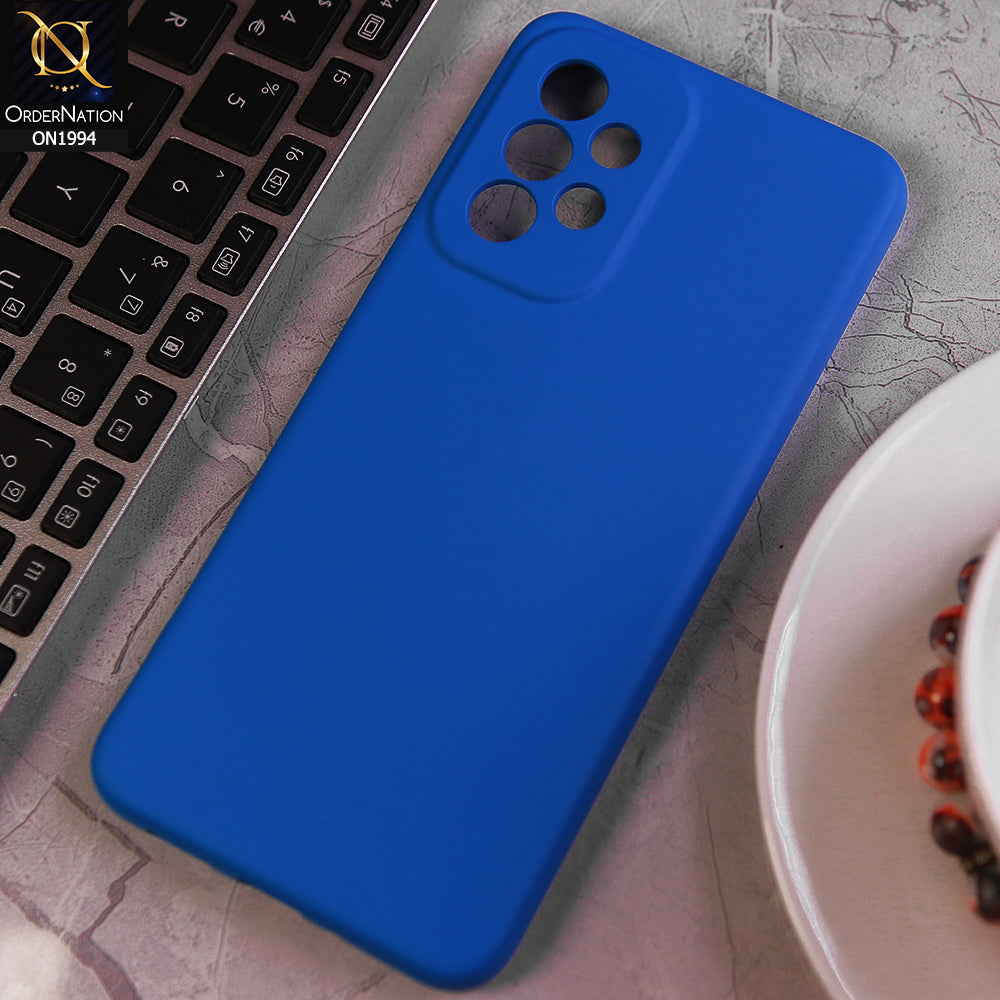 Samsung Galaxy A33 5G Cover - Light Blue - Matte Shockproof Sillica Gel Soft Case