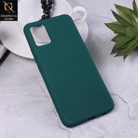 Vivo V20 - Dark Green - Matte Shockproof Sillica Gel Soft Case