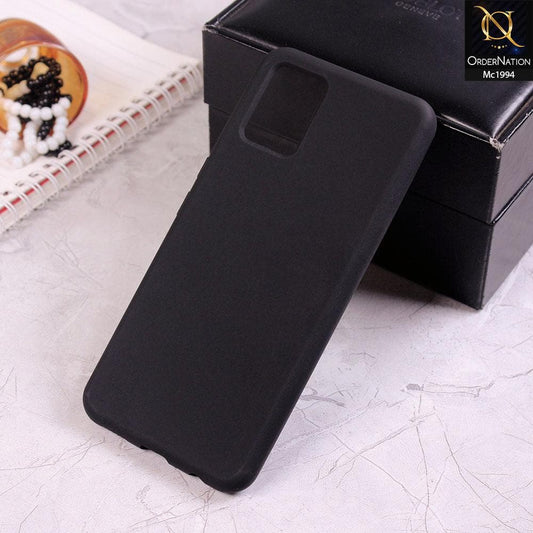 Vivo V20 Cover - Black - Matte Shockproof Sillica Gel Soft Case