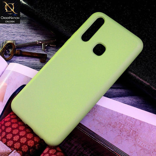 Vivo Y11 Cover - Light Green - Matte Shockproof Sillica Gel Soft Case