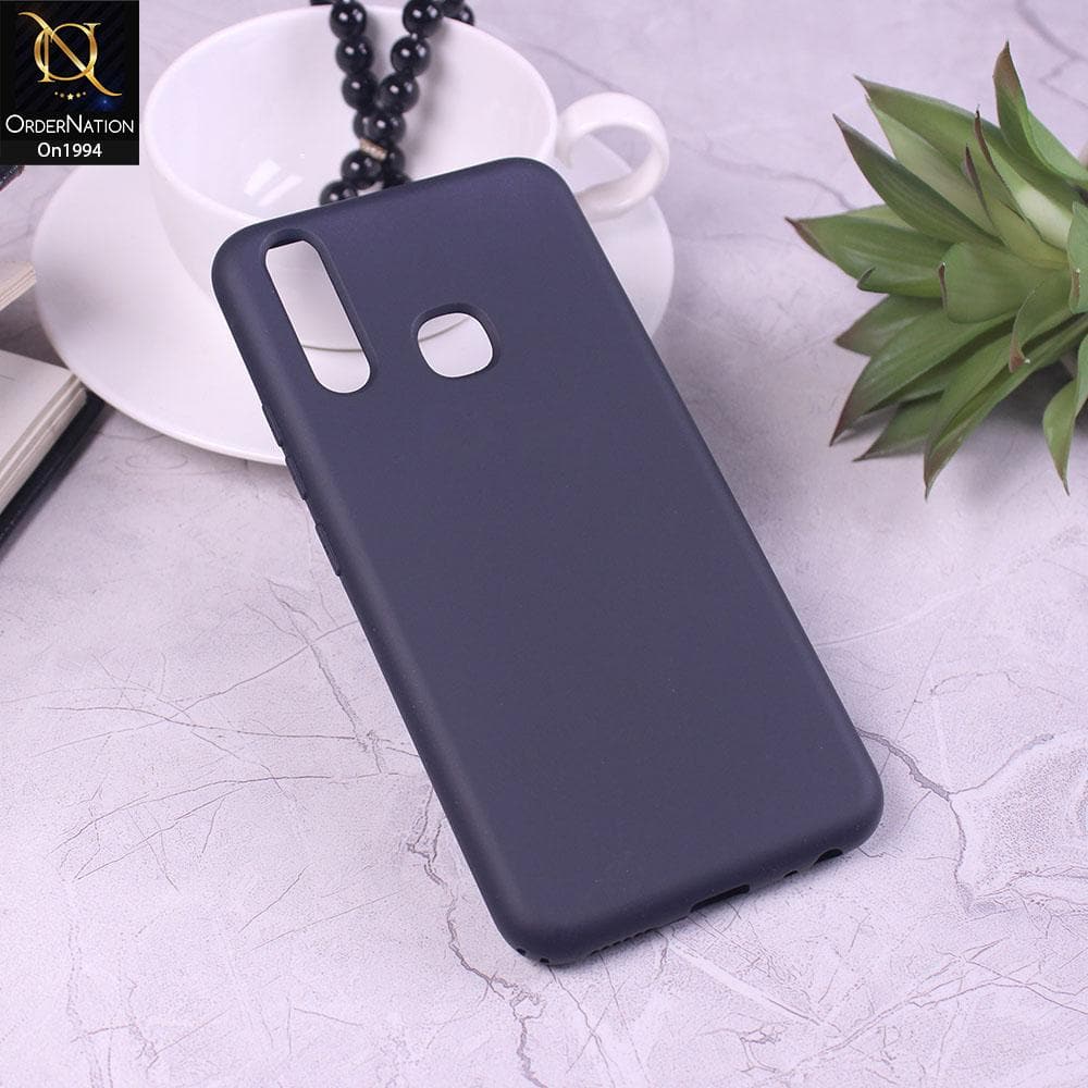 Vivo Y11 2019 - Dark Blue - Matte Shockproof Sillica Gel Soft Case