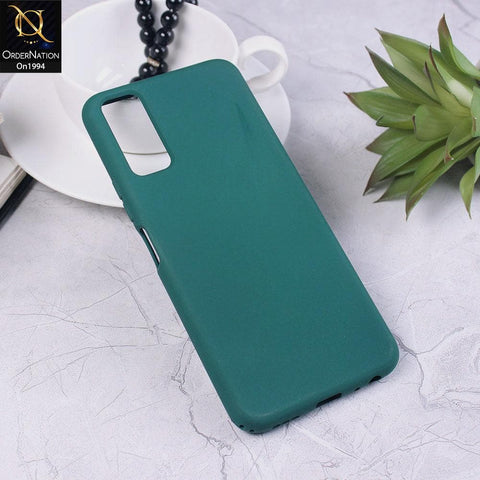 Vivo Y20 - Dark Green - Matte Shockproof Sillica Gel Soft Case