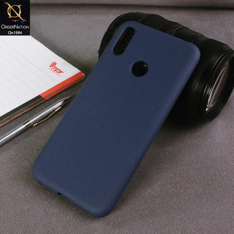 Huawei Y7 Prime 2019 / Y7 2019 / Y7 Pro 2019 Cover - Blue - Matte Shockproof Sillica Gel Soft Case