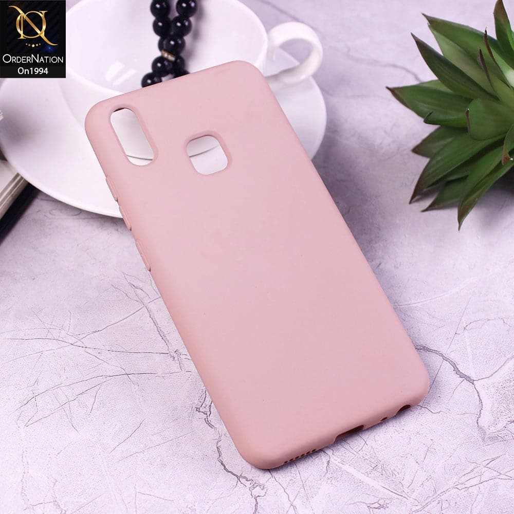 Vivo Y91 / Y95 Cover - Baby Pink - Matte Shockproof Sillica Gel Soft Case