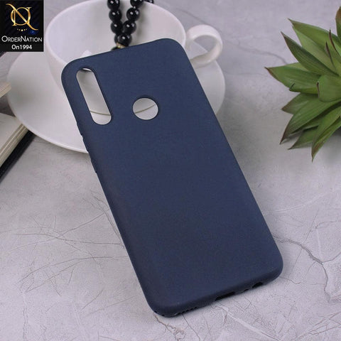 Honor 9X - Blue - Matte Shockproof Sillica Gel Soft Case