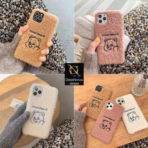 iPhone 11 Pro - Pink - Cute Cartoon Warm Furry Case